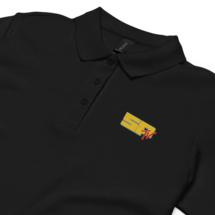 SP TV logo Embroidered on Womens Pique Polo product image (2)