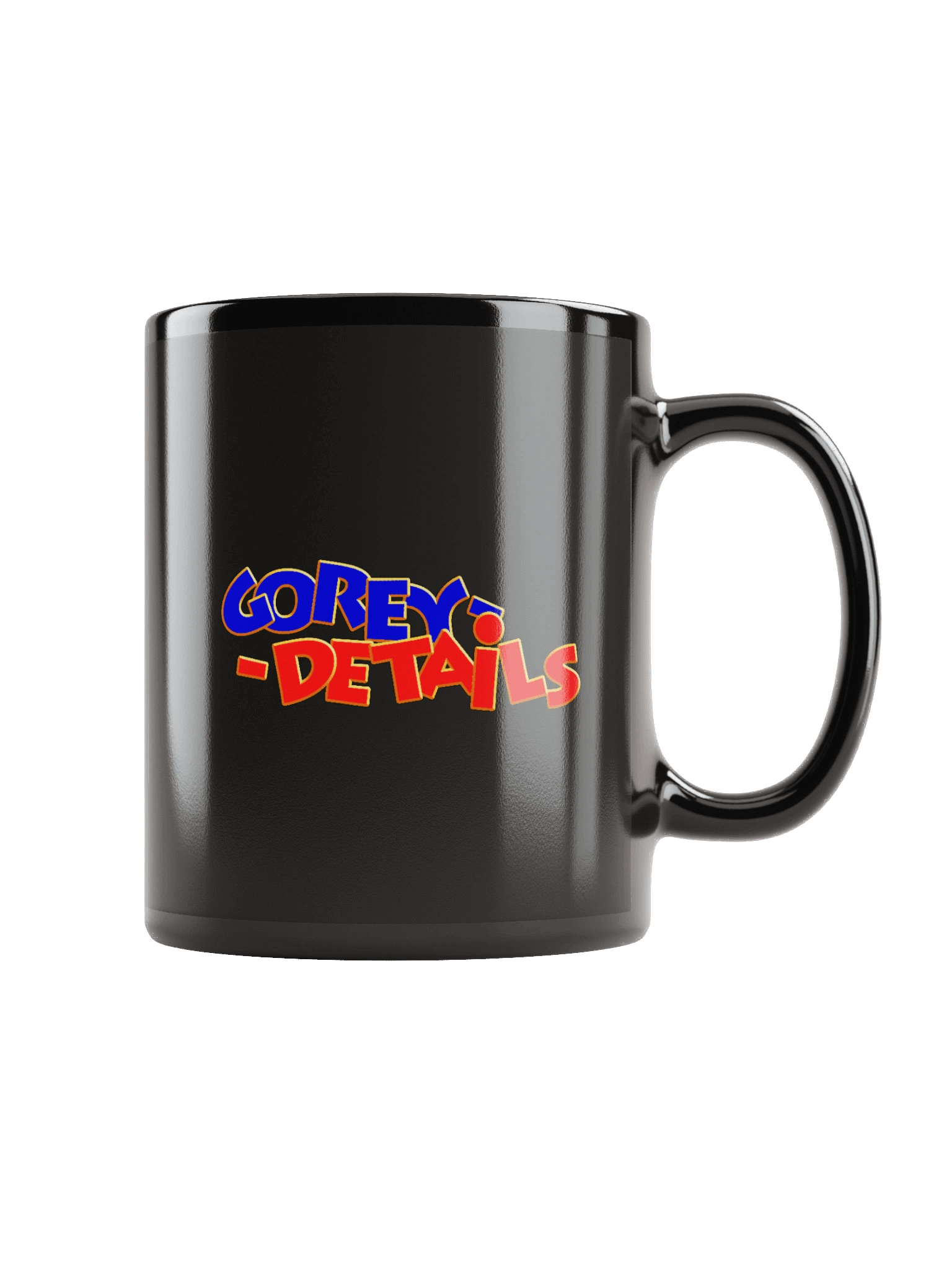 Bear and Bird - Black Glossy Mug product image (2)