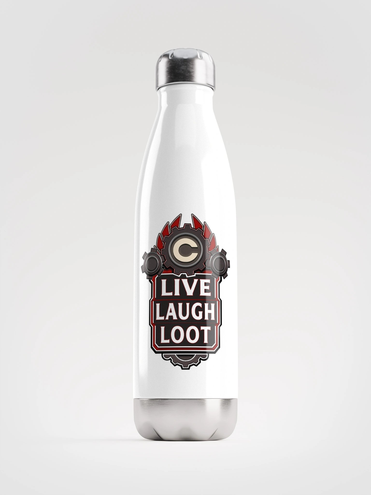 Live Laugh Loot Water Bottle product image (1)