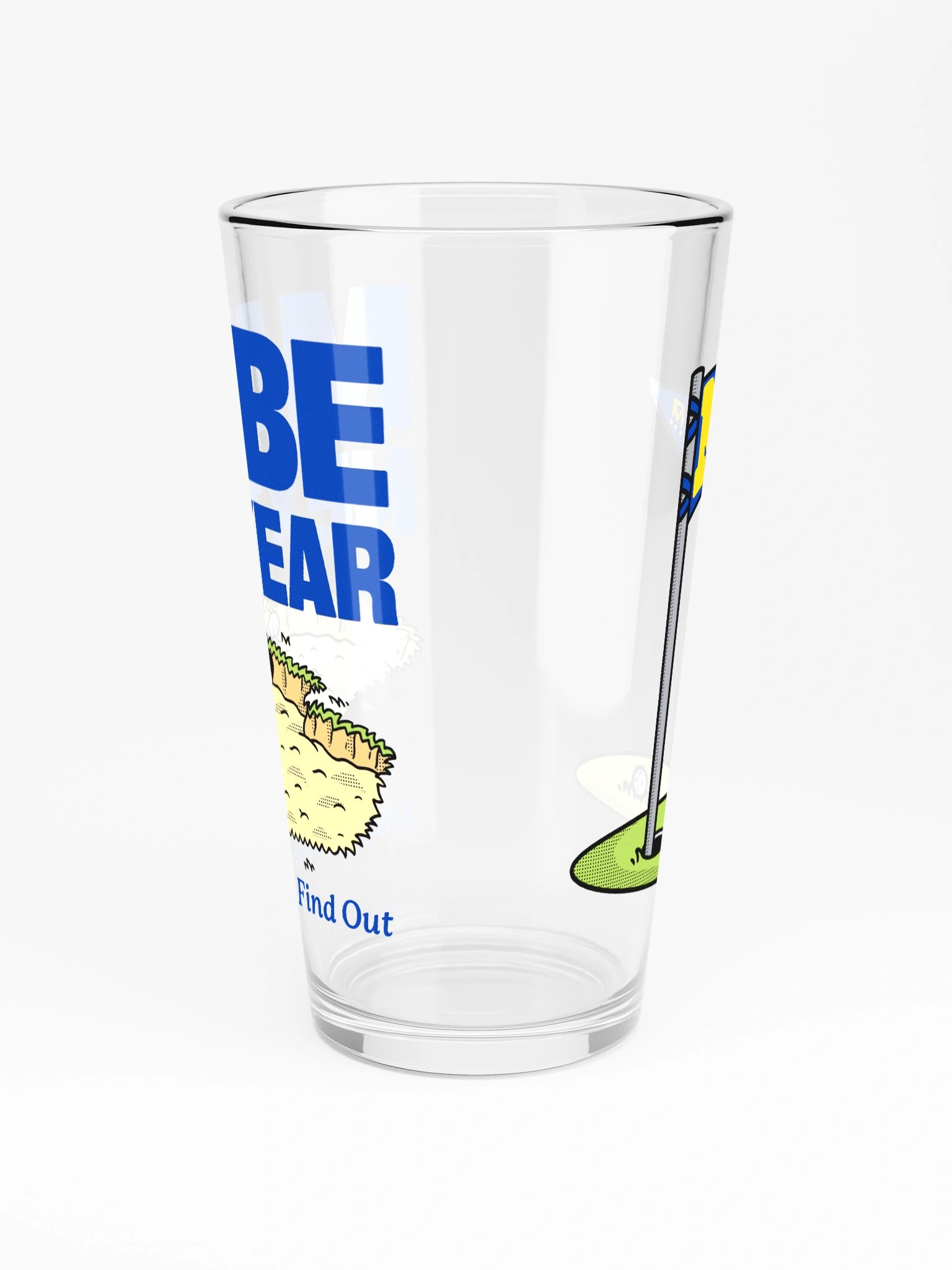 Play A Round & Find Out Pint Glass product image (4)