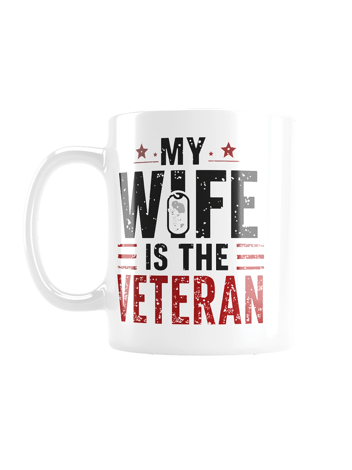 My Wife Is The Veteran Glossy Coffee Mug product image (1)