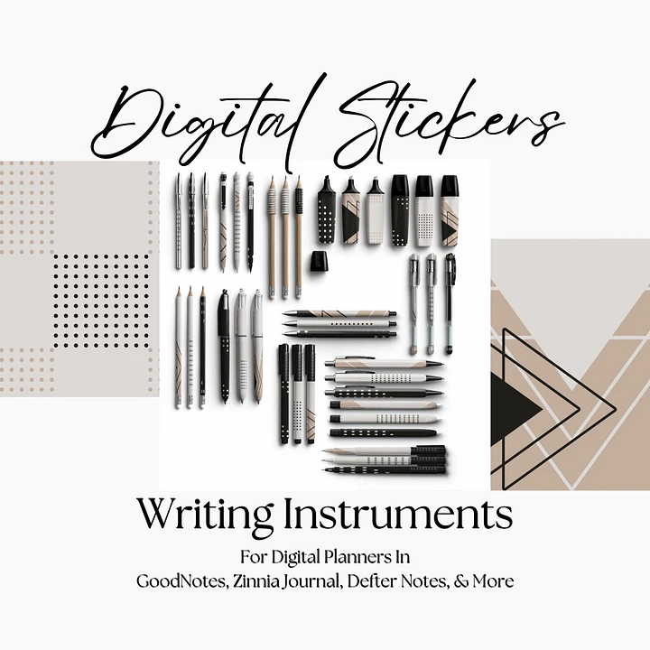 Writing Instruments in Moody Patterns Palette product image (1)