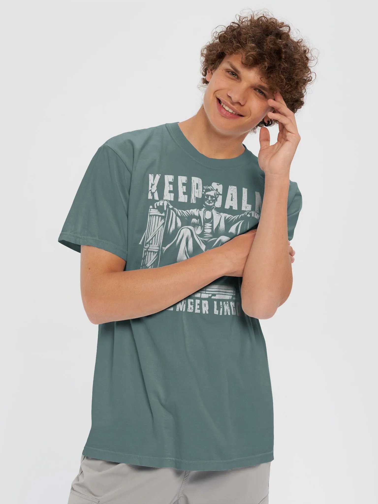 Keep Calm-Remember Lincoln Tee product image (49)