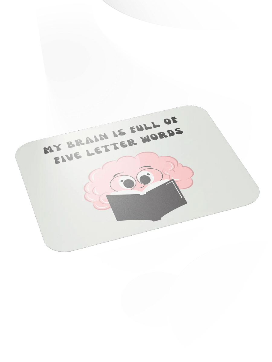 My Brain is full of Five Letter Words Mouse Pad product image (4)