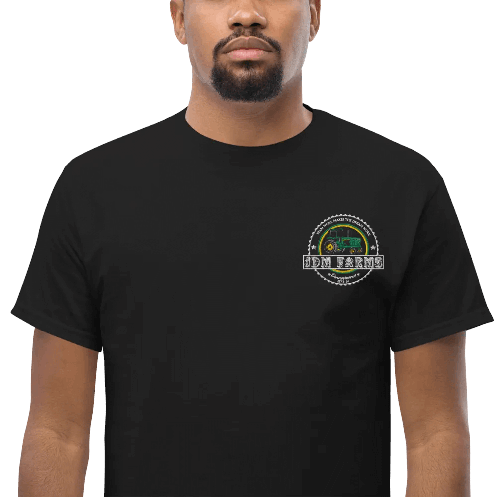 Green Tractor Circle Graphic Unisex T-Shirt product image (1)