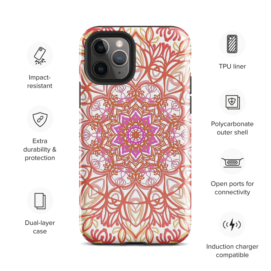 Radiant Mandala iPhone® Tough Case product image (5)