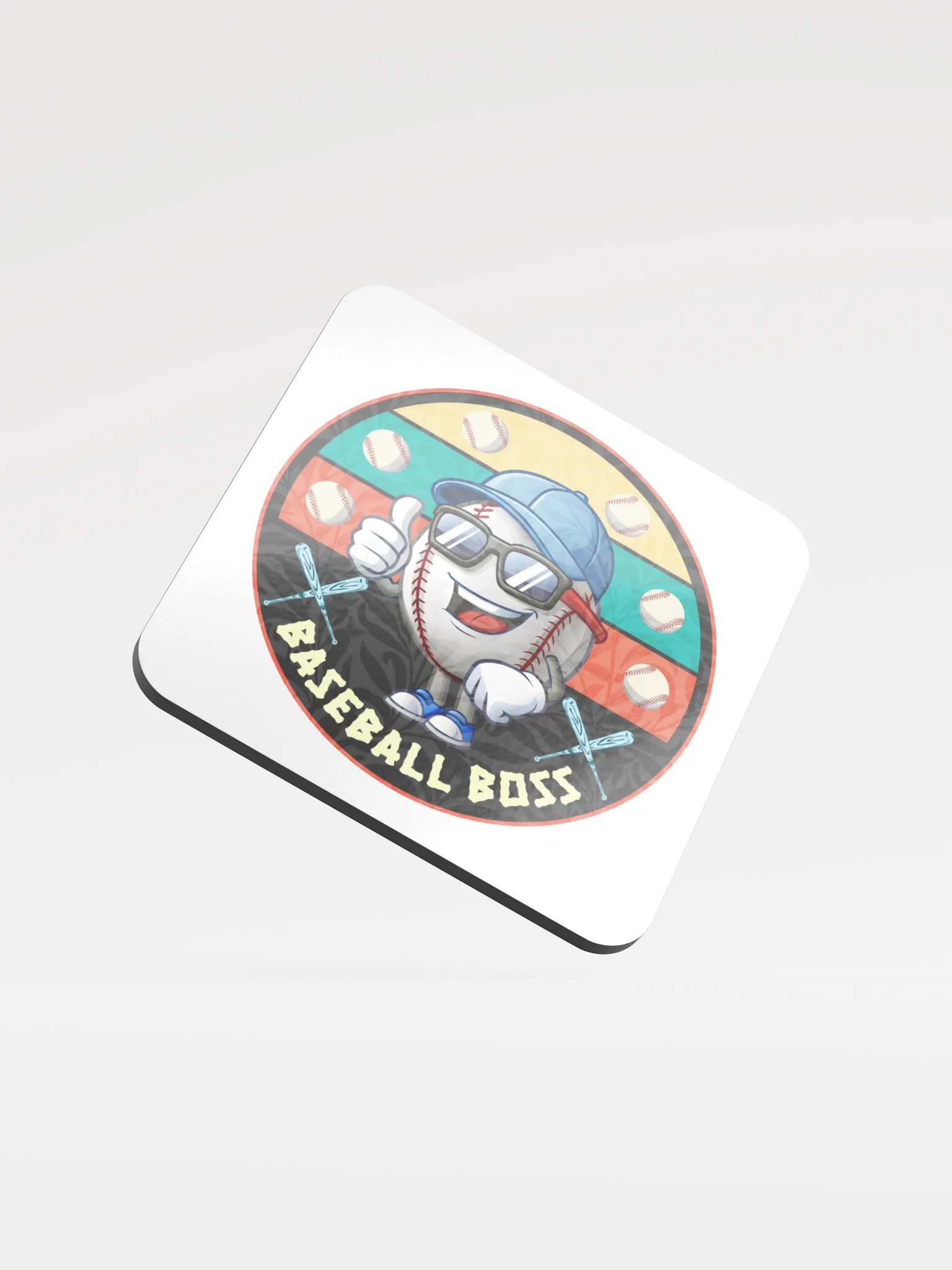 Baseball Boss Thumbs-Up Coaster product image (2)