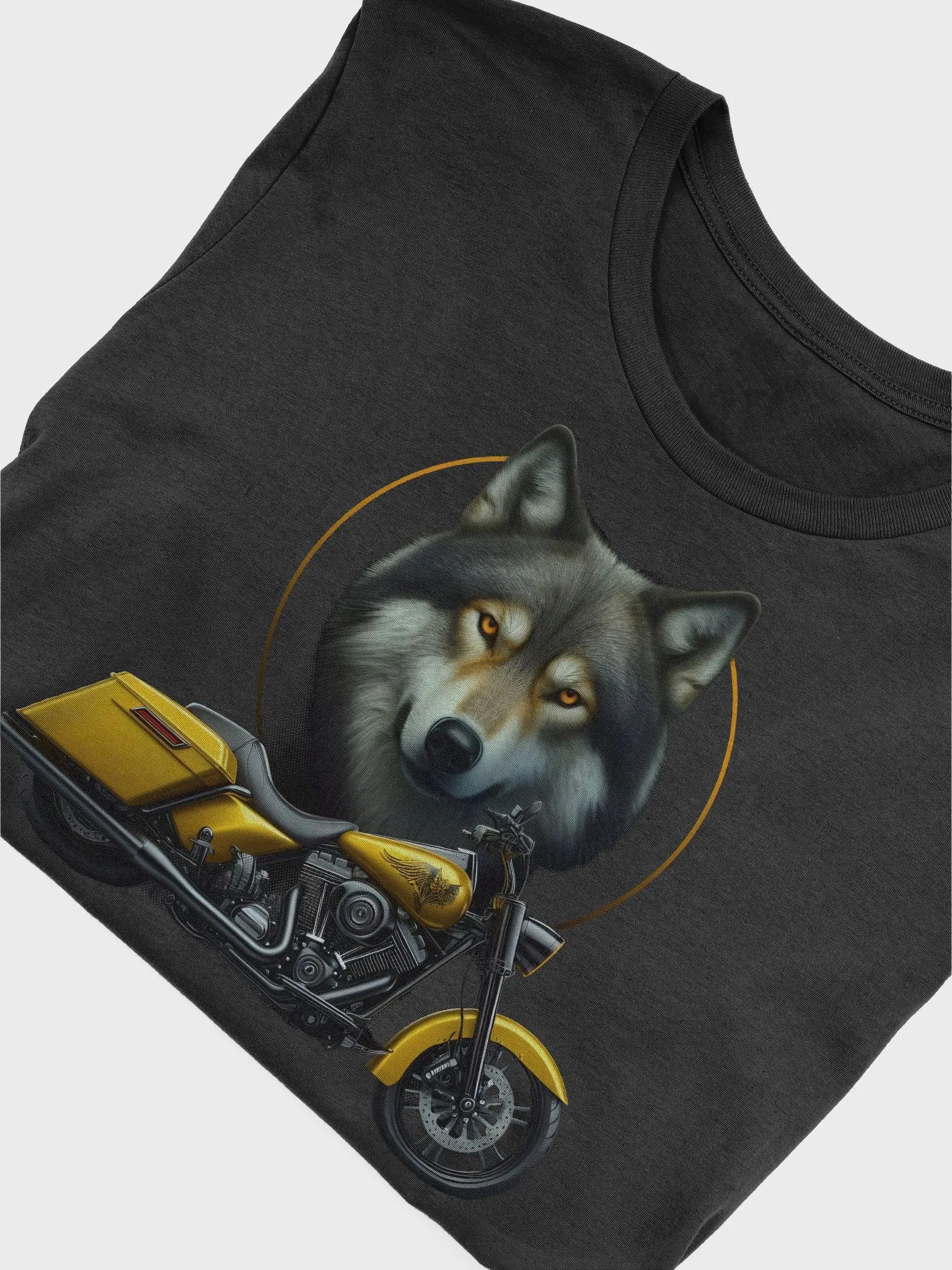 Motorcycle and Wolf - Unisex T-Shirt #3 product image (5)