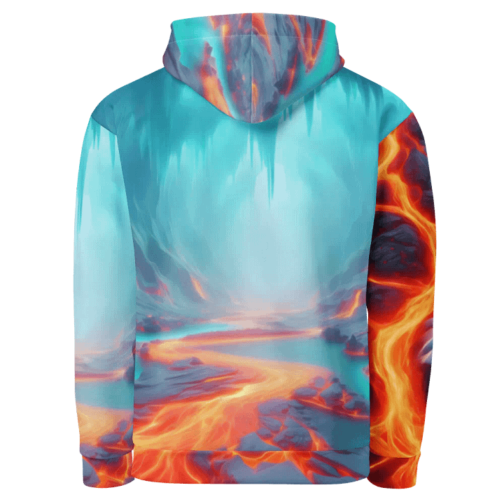 Fire and Ice - 3D Lava Glacier Fusion #34 product image (2)