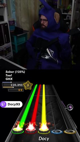 Tinky Winky plays Clone Hero #clonehero #rockband #fortnitefestival #guitarhero