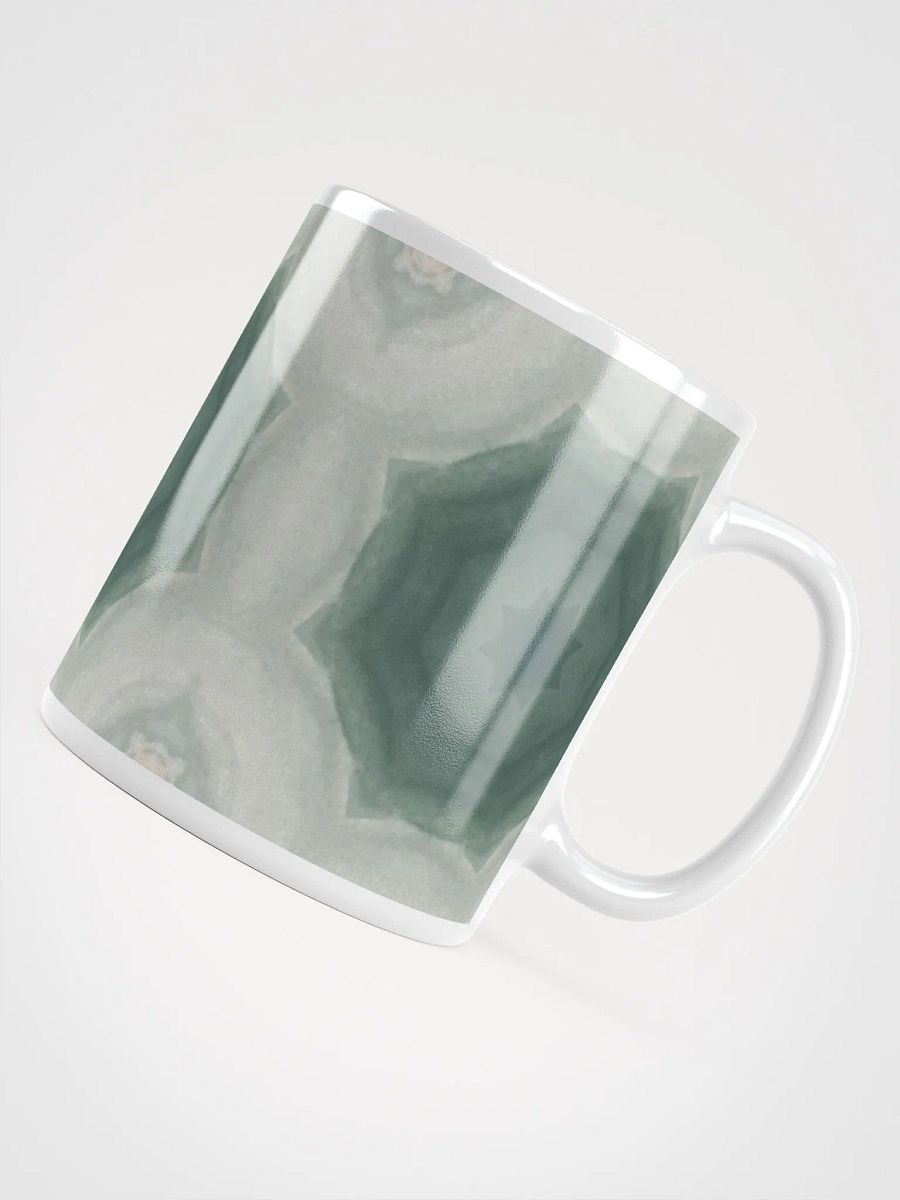 Green and White Geometric Patterned Design product image (4)