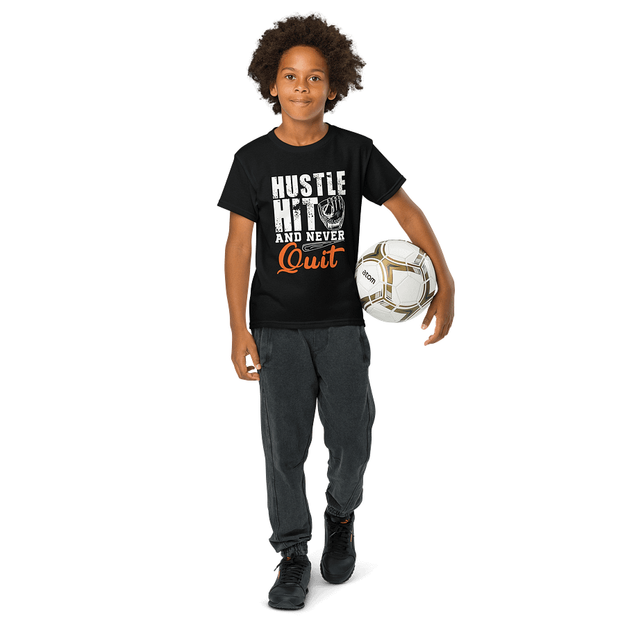 Hustle, Hit, and Never Quit T-Shirt product image (8)
