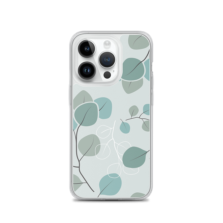 Stylized Leaf Pattern MagSafe iPhone Case product image (3)