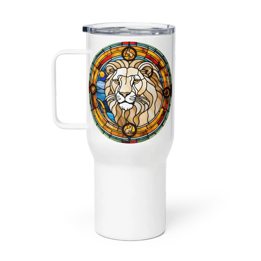 Spiritual Leo - Unique Travel Mug Design - Circle Energy product image (1)