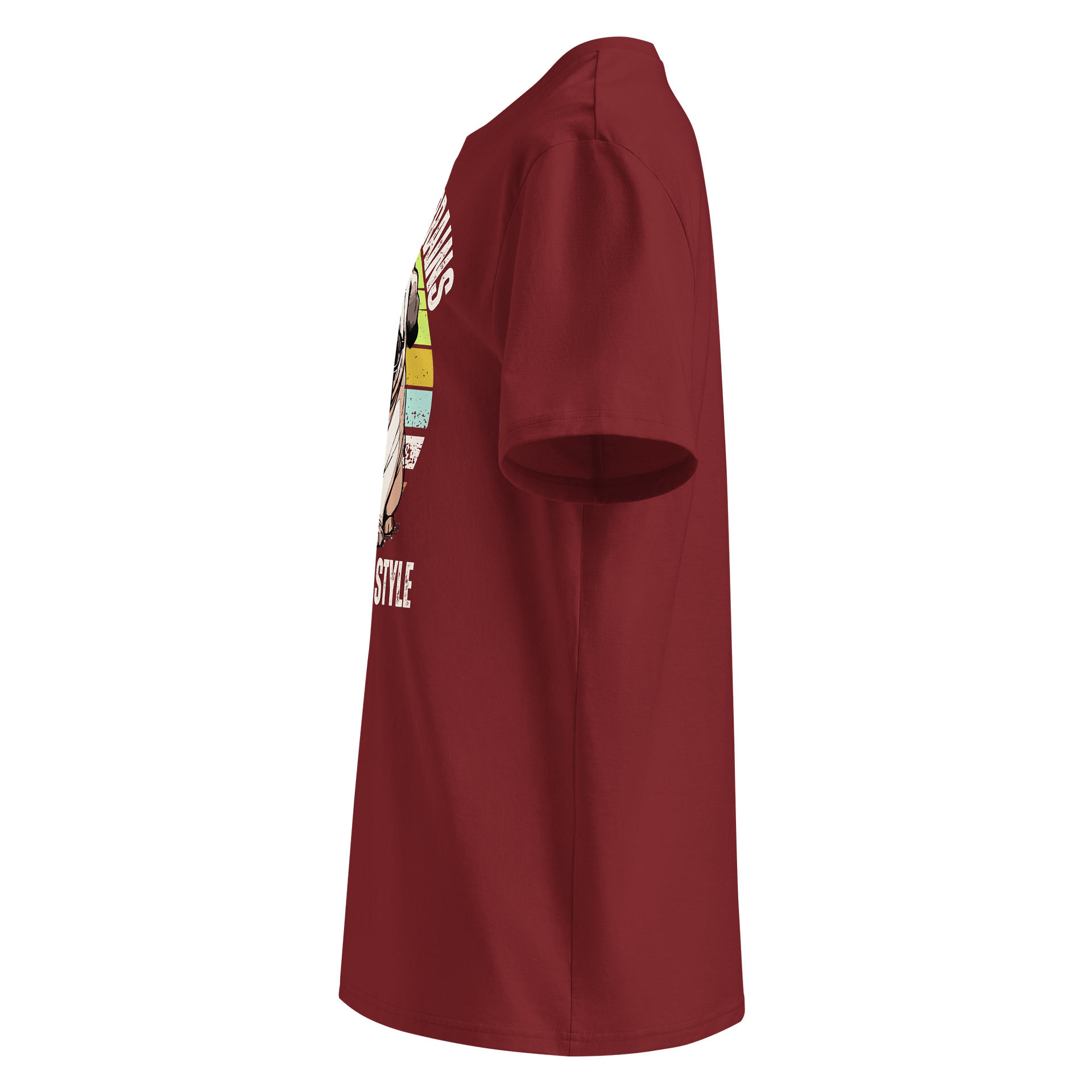 Bulldog Brains Bow-wow style organic unisex shirt product image (4)