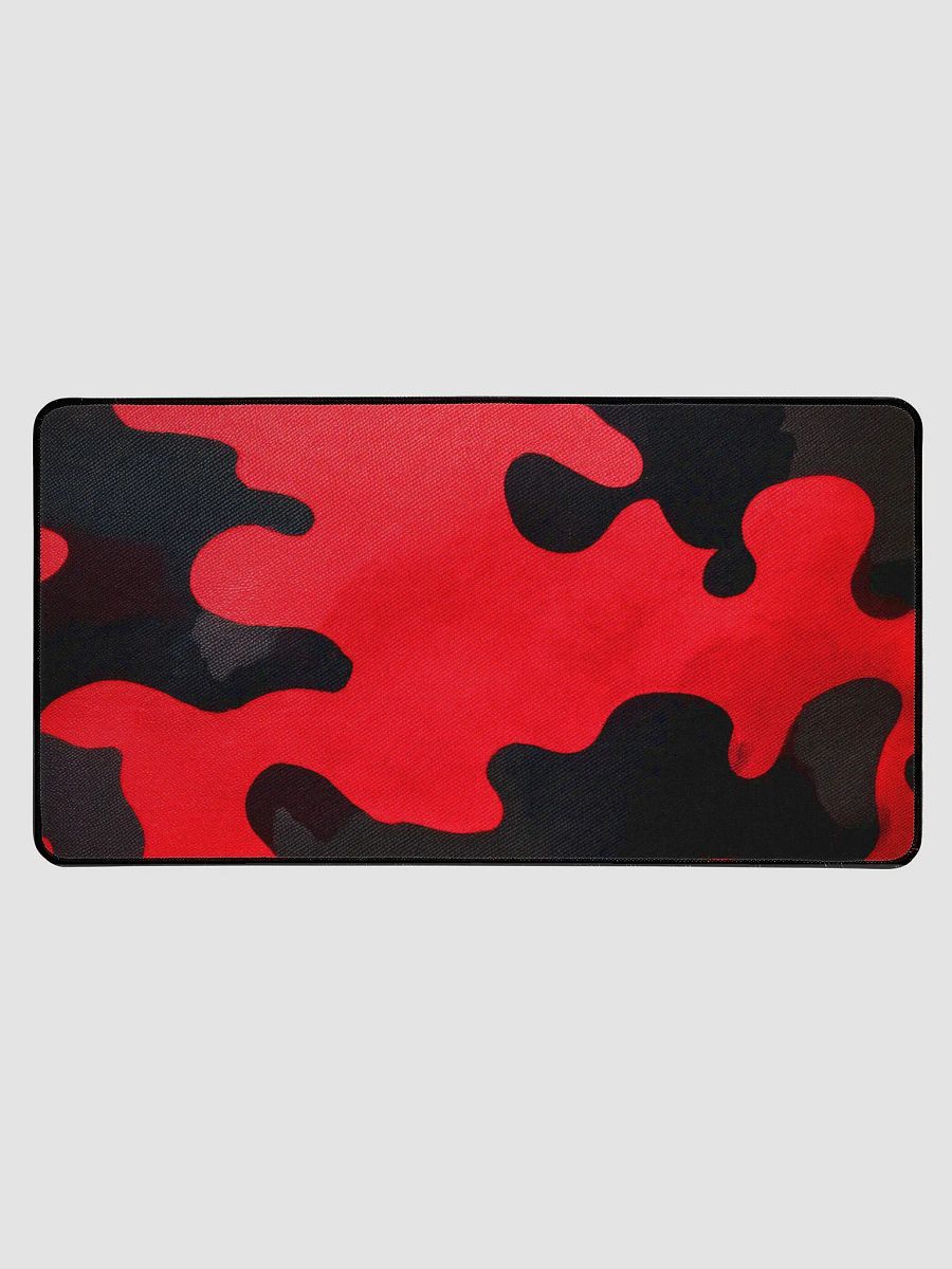 Desk Mat 15.5" x 31.5" red camo product image (1)