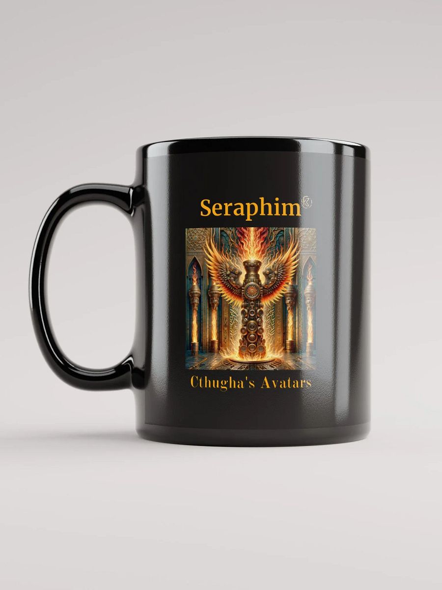 Supernal Seraphim | Black Glossy Mug product image (2)