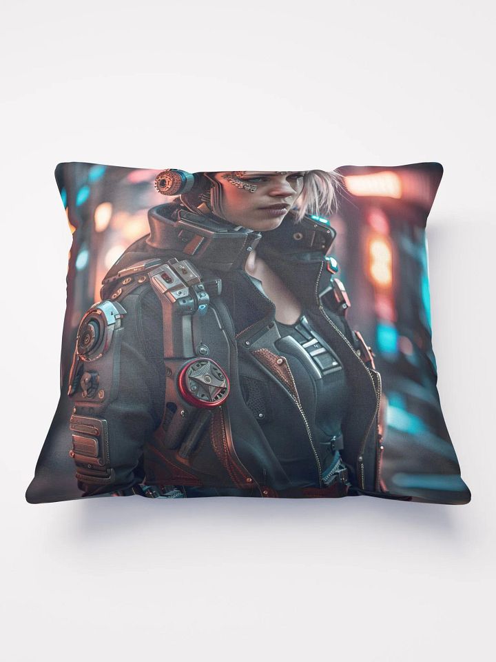 Cyberpunk Female Pillow product image (1)