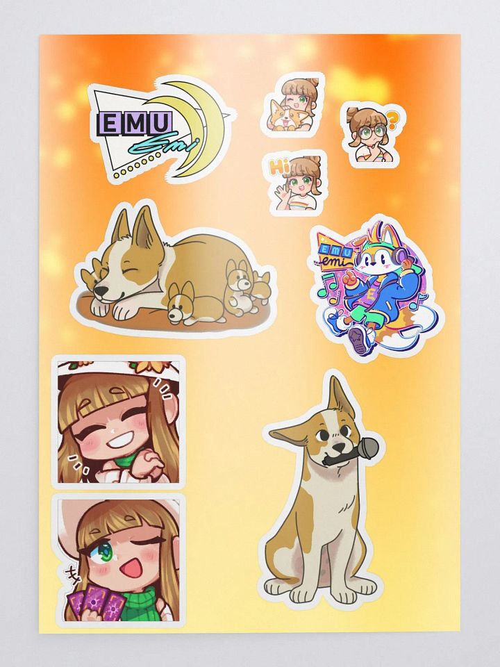 EmuEmi Sticker Sheet product image (1)