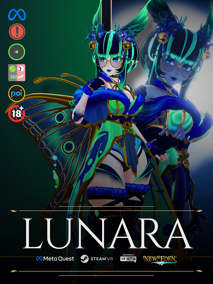 Lunara (VRChat Ready Avatar) product image (1)