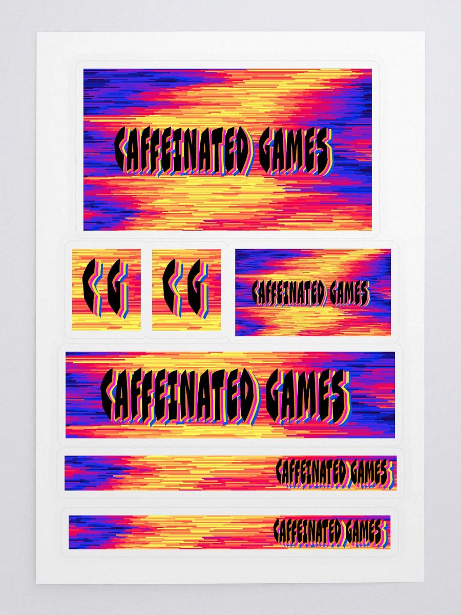 Caffeinated Games Stickers product image (3)