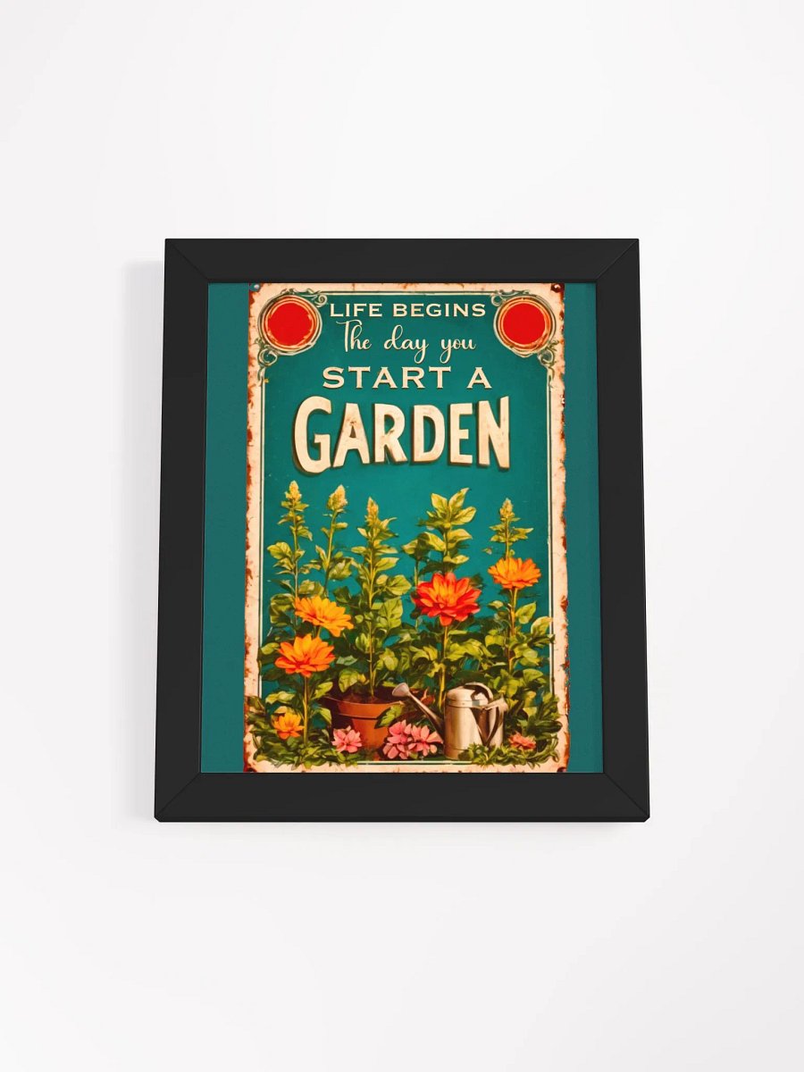Gardening themed wall art vintage style product image (4)