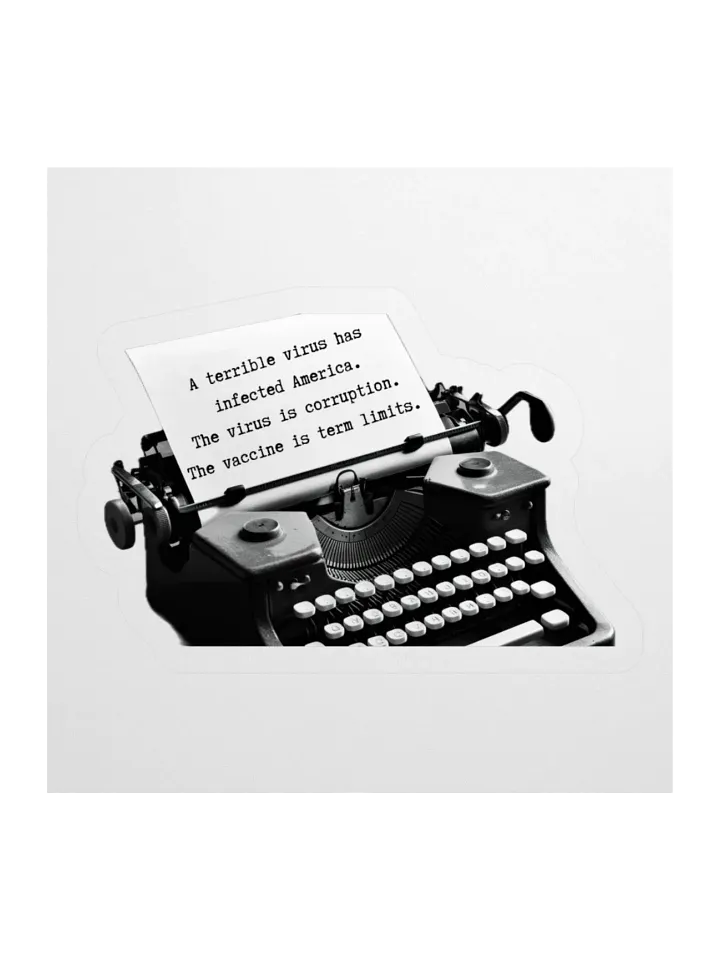 Term Limits Typewriter Sticker Set product image (1)