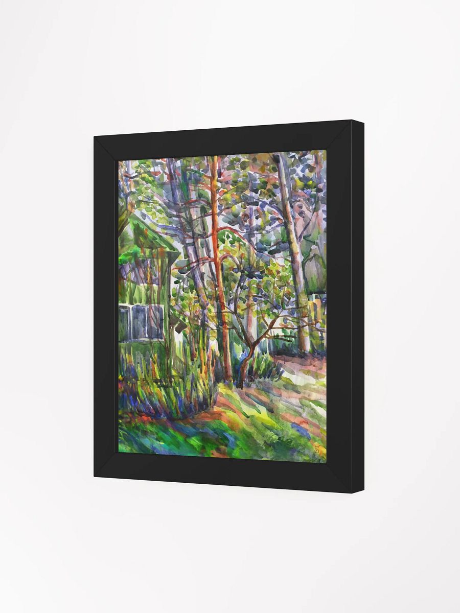 Vibrant Ayous Wood Framed Poster - Summer Hourse product image (26)