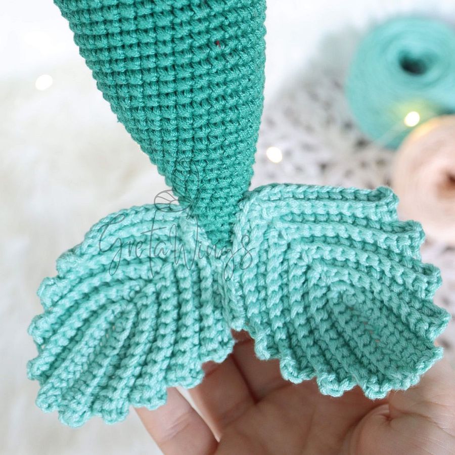 Patrón de Amigurumi de Sirenita (Descarga Digital) product image (4)