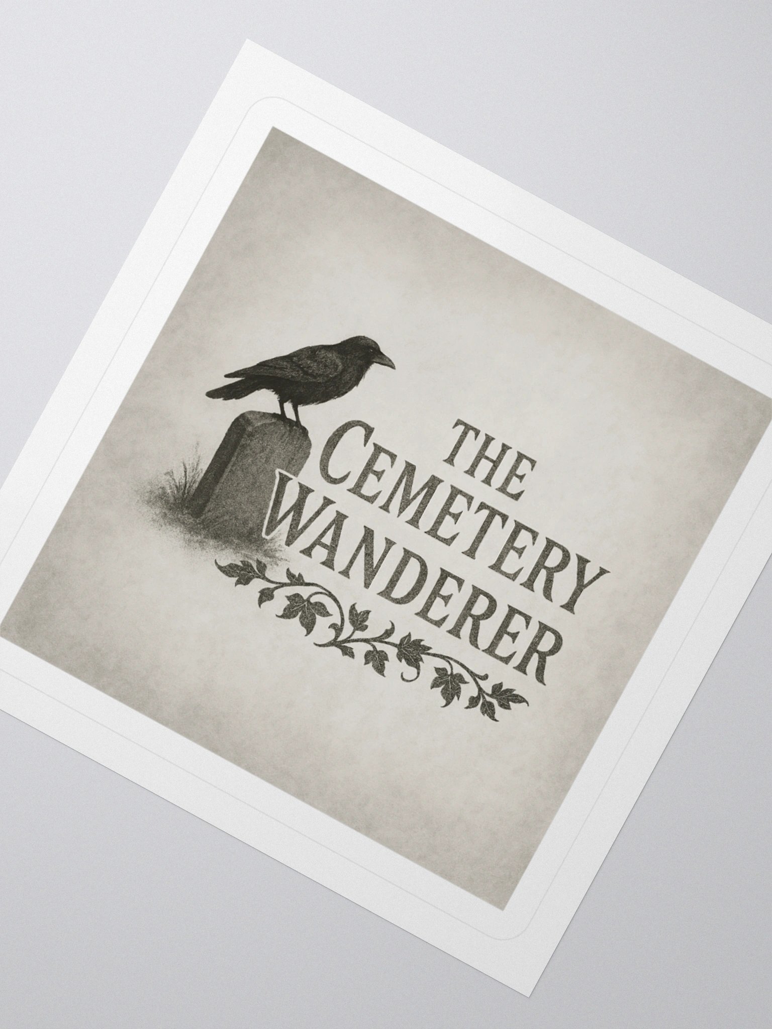 The Cemetery Wanderer Logo Sticker product image (6)