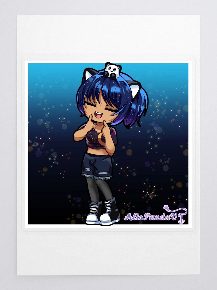 Starry Night Anime Kiss Cut Sticker Sheet product image (3)