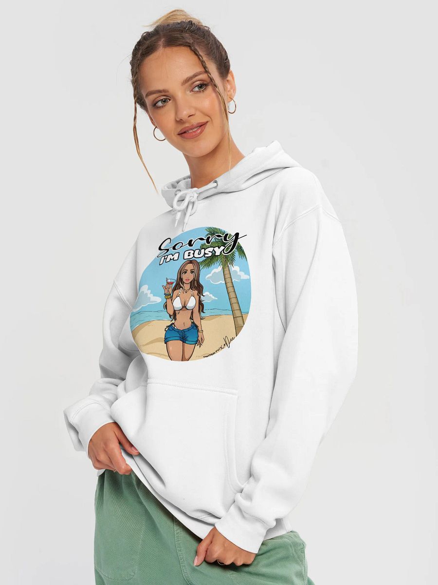 Sorry I'm Busy Hoodie product image (3)