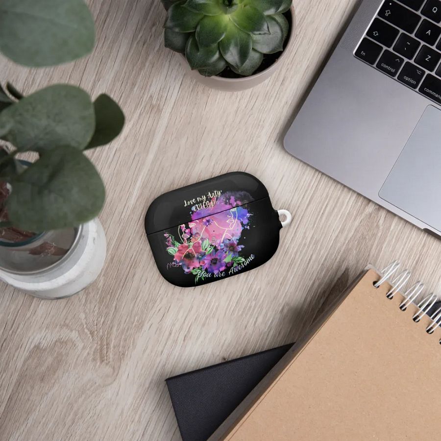 Whimsical Friendship All-Over Print AirPods® Case for your special friend product image (8)
