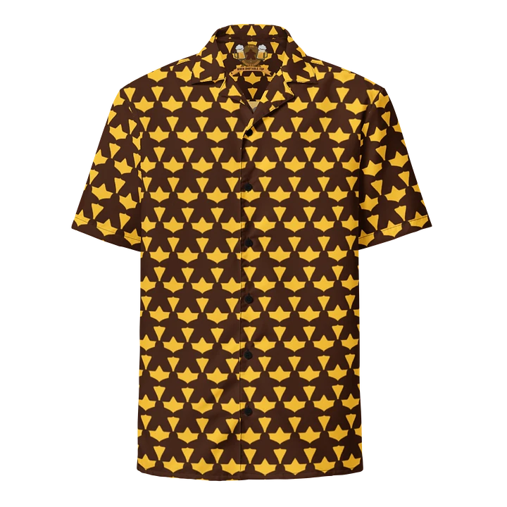 Meeple Hawaiian Shirt (Brown & Gold) product image (2)