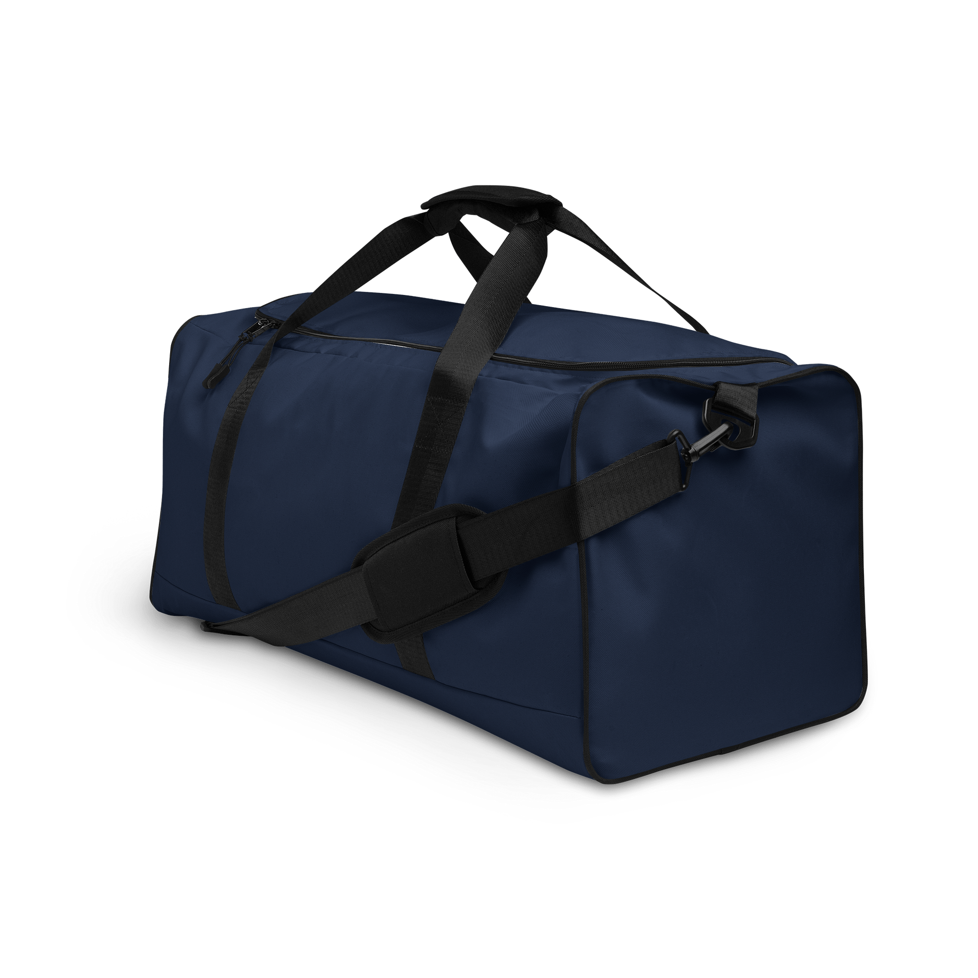 Navy Blue Solid Color Duffel Bag product image (3)