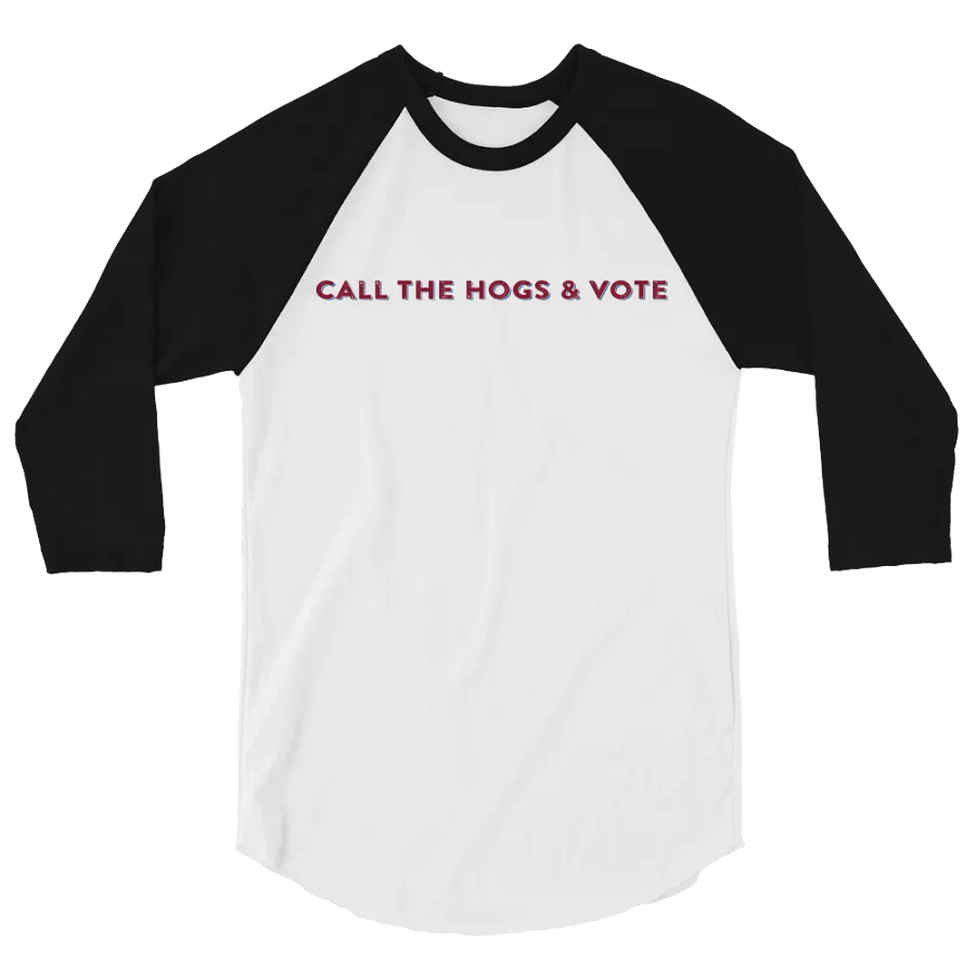 Call The Hogs and Vote Baseball T-Shirt product image (6)