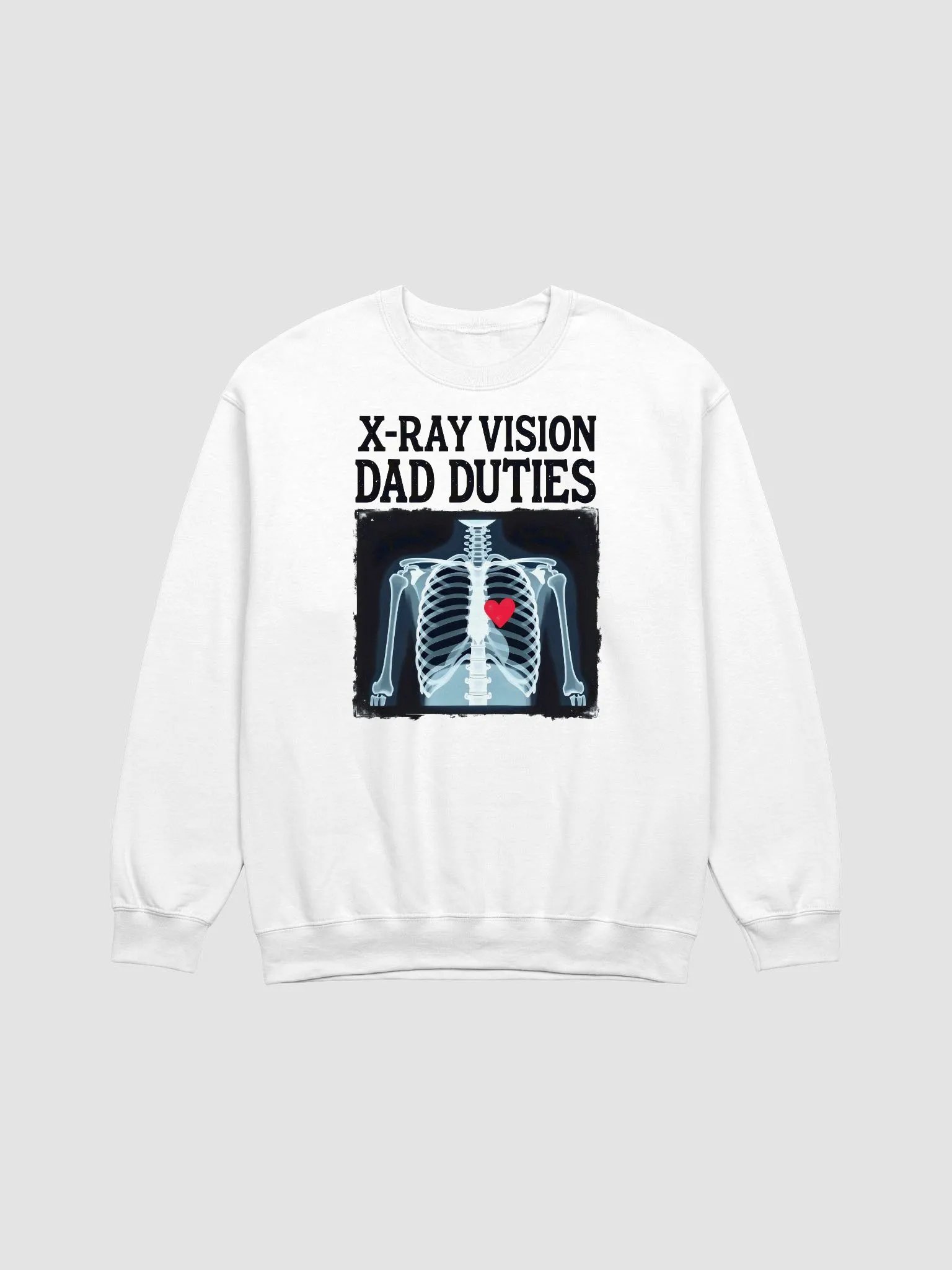 X-Ray Vision Dad Duties Crewneck Sweatshirt product image (10)