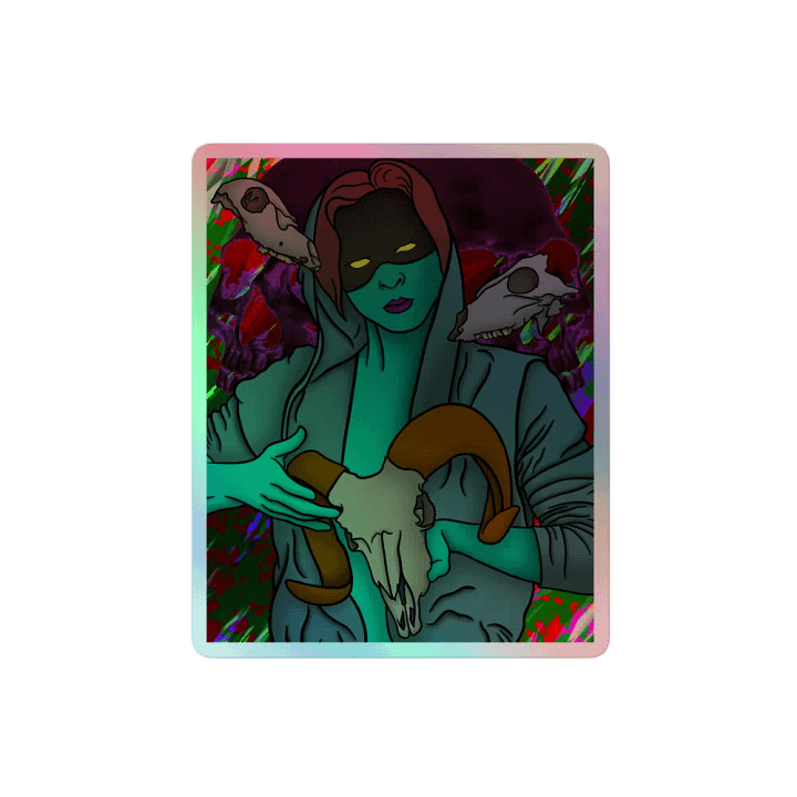 Skull Collector Holographic Sticker product image (2)