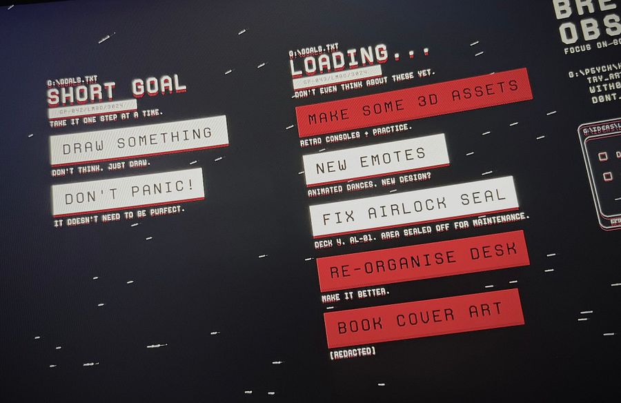 Grim Tasks : Rainmeter skin product image (1)
