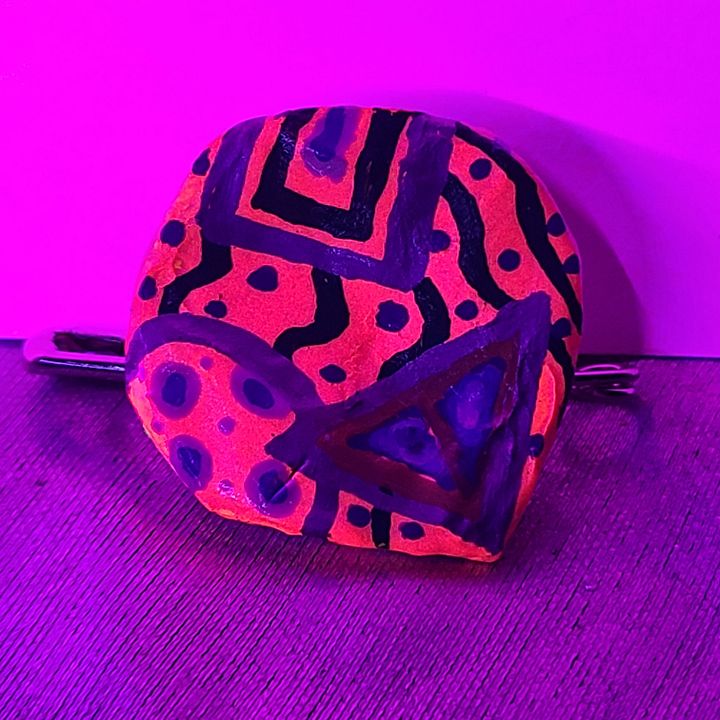 Zentangle Bottle Cap Pin product image (2)