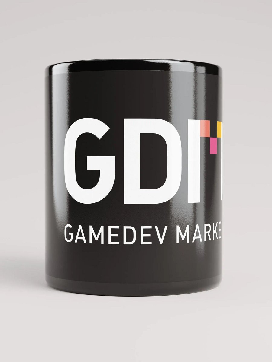 GDM Logo Black Glossy Mug product image (9)