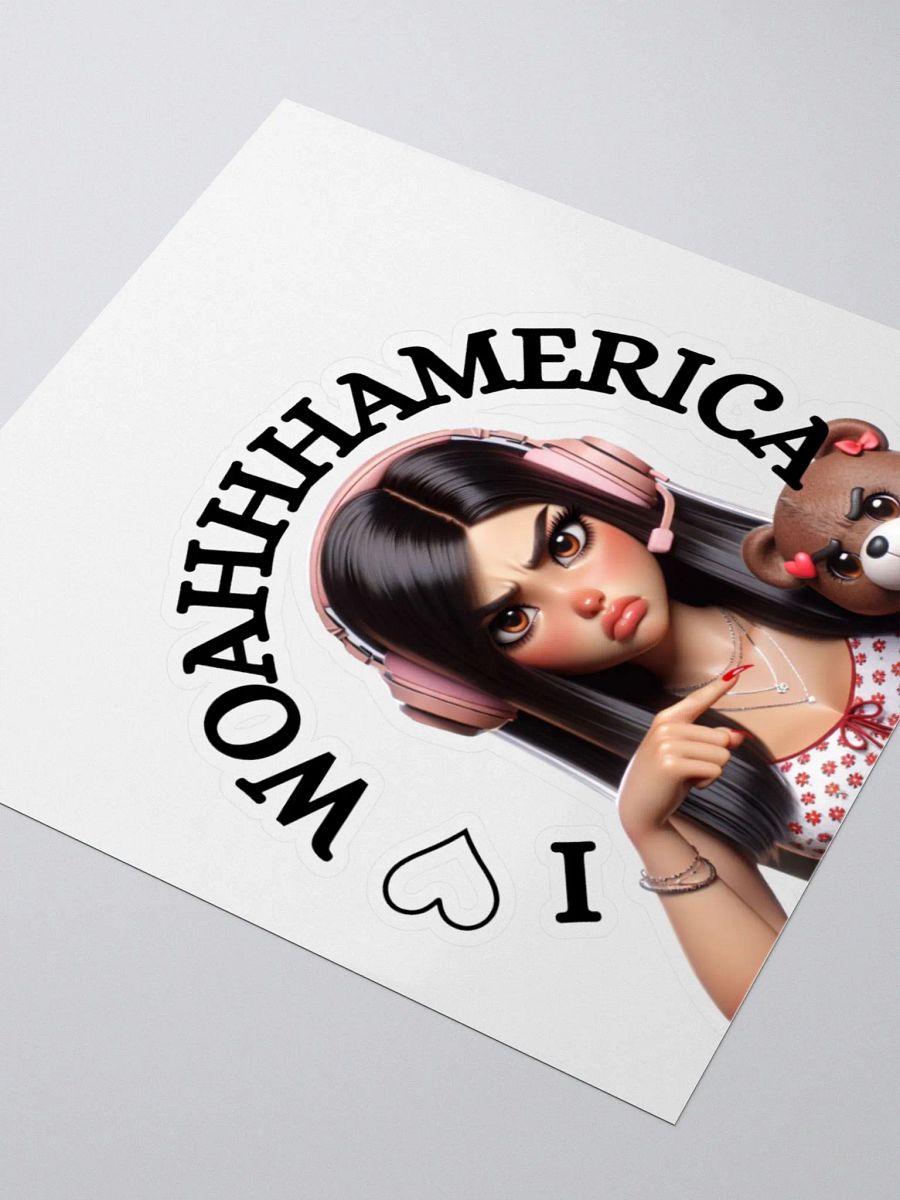 I Def Heart WoahhhAmerica Sticker product image (3)