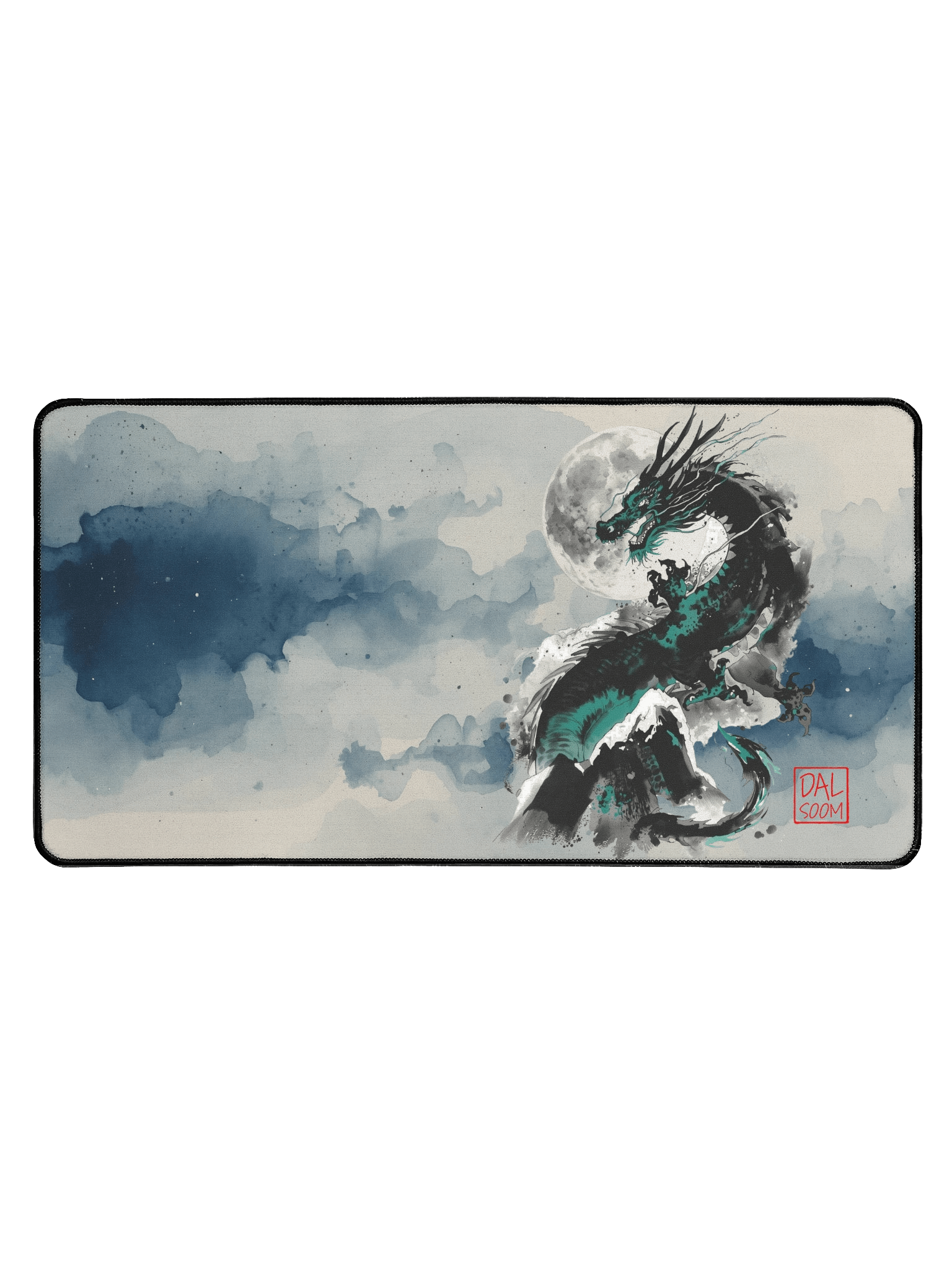 Moonlit Dragon Desk Mat product image (1)