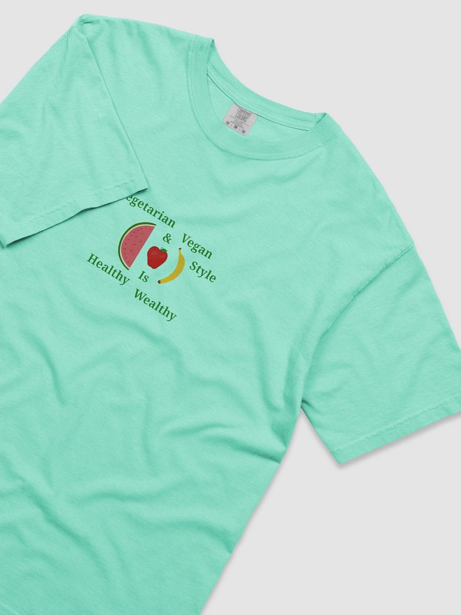 Healthy & Wealthy Vegetarian T-Shirt product image (5)