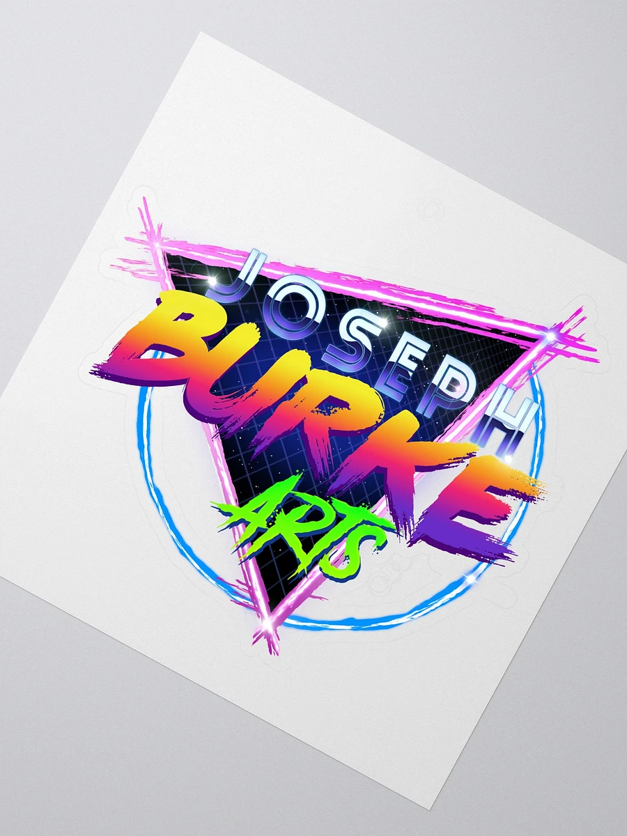 Joseph Burke Arts Synthwave Sticker product image (2)
