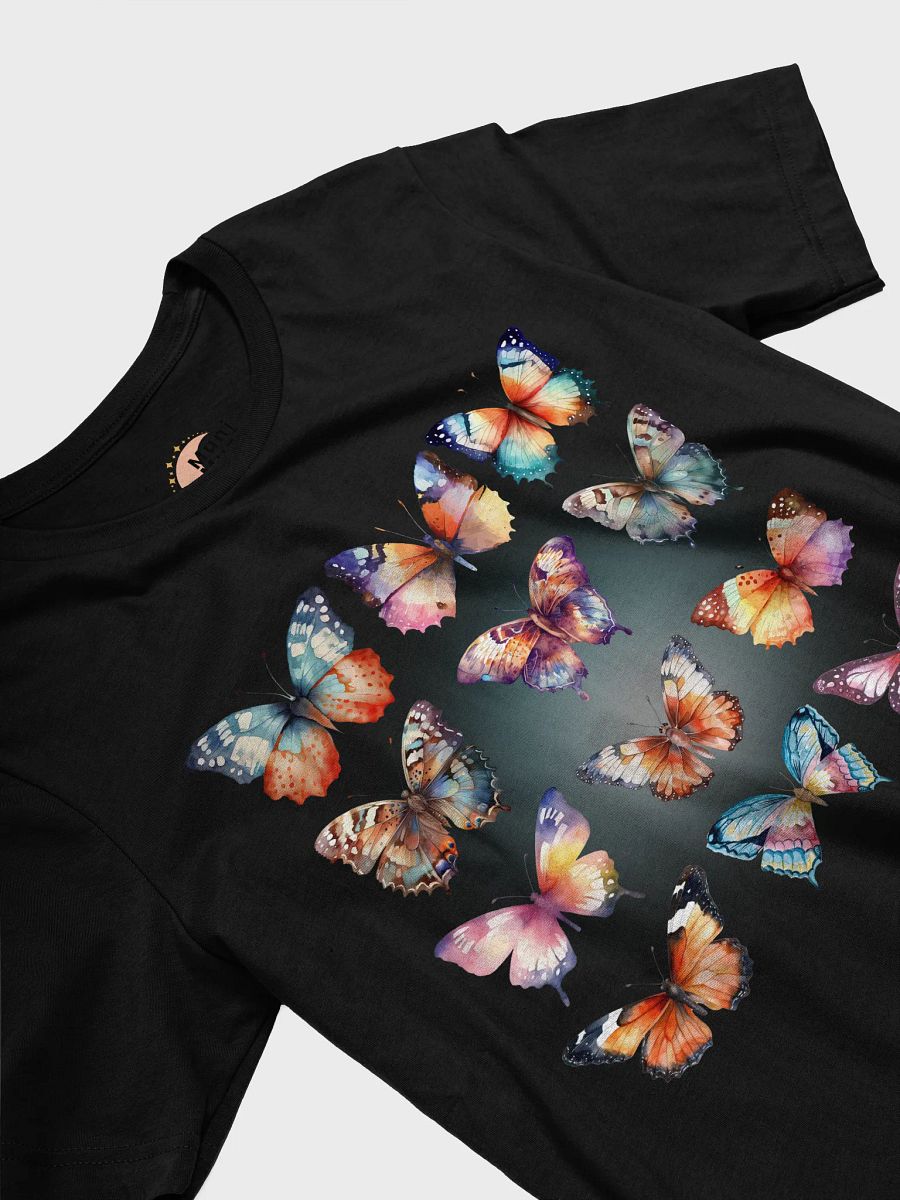 Pastel Butterfly Healing Comfort Tee - Soft Sky Aesthetic Shirt product image (3)