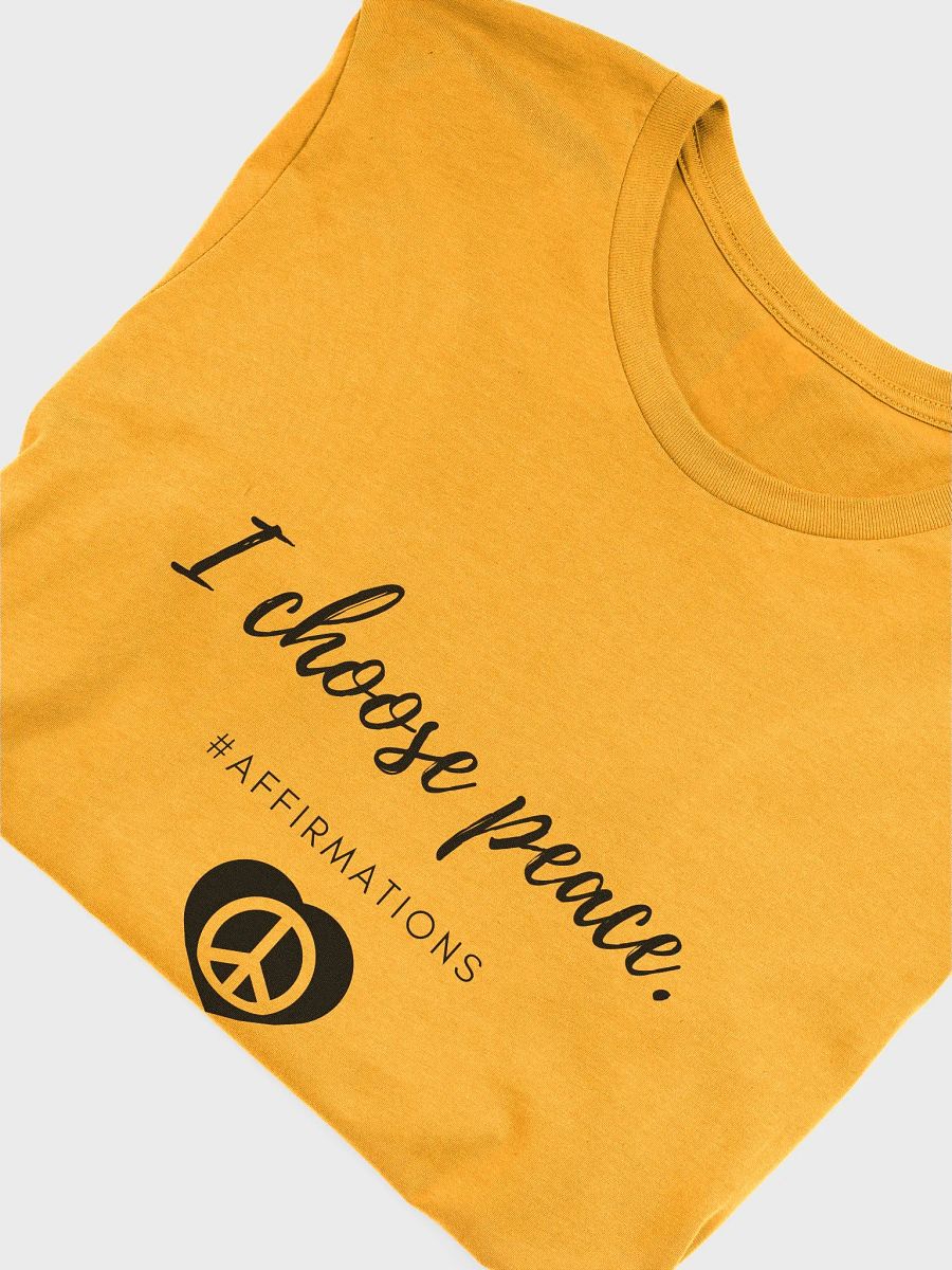 I choose peace Dark Unisex Super soft T-Shirt product image (35)