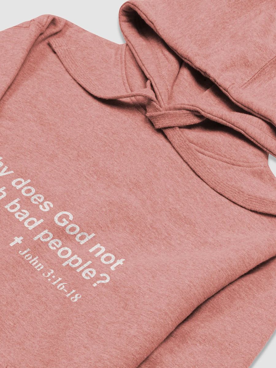 A Christian Sweatshirt to prompt spiritual conversations: What does the Bible say about Punishing Bad People? product image (4)
