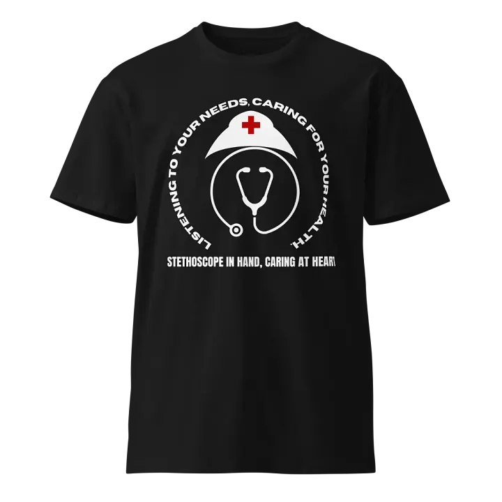 Heartbeat Hero Unisex Premium Tee product image (1)