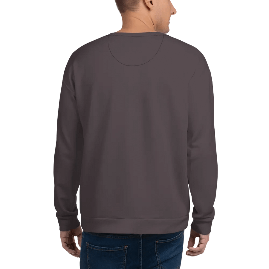 Plain Dark Brown True Summer Unisex Recycled Polyester Heavyweight Premium Sweatshirt by Treasure Pie product image (7)
